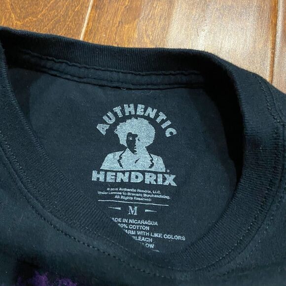 Authentic Hendrix Jimi Hendrix Purple Haze Black T-Shirt Unisex Size Medium - Picture 6 of 8